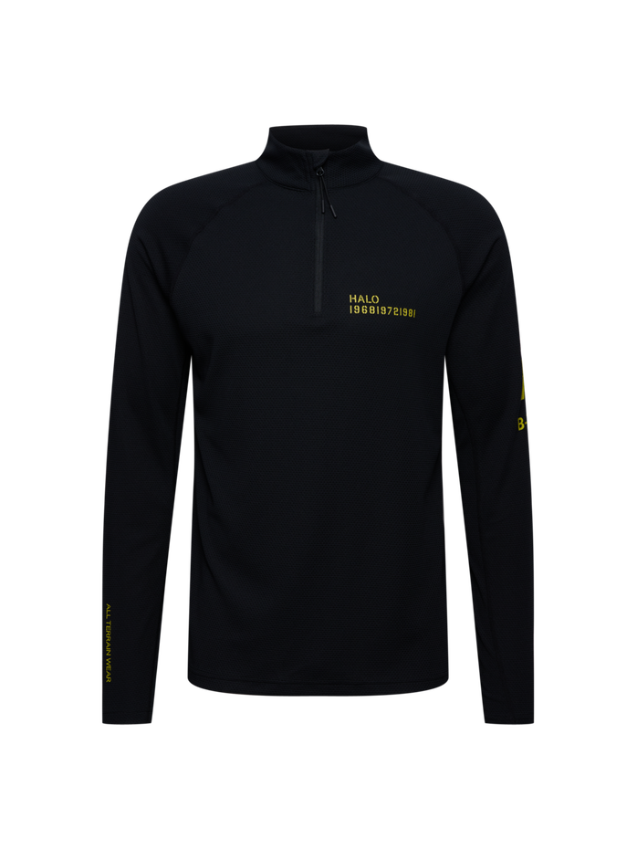 HALO SORONA HALF ZIP, BLACK HALO SORONA HALF ZIP, BLACK, packshot