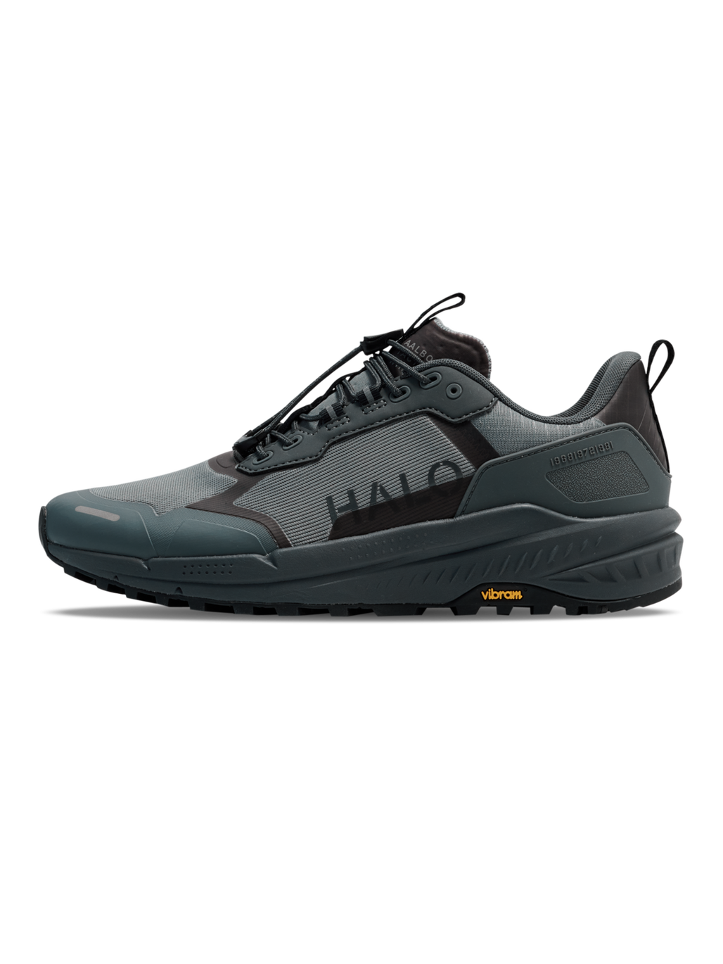 HALO TRAIL SNEAKER, SHARKSKIN/BLACK, packshot