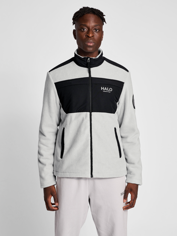 HALO S FLEECE JACKET, HARBOR MIST, model