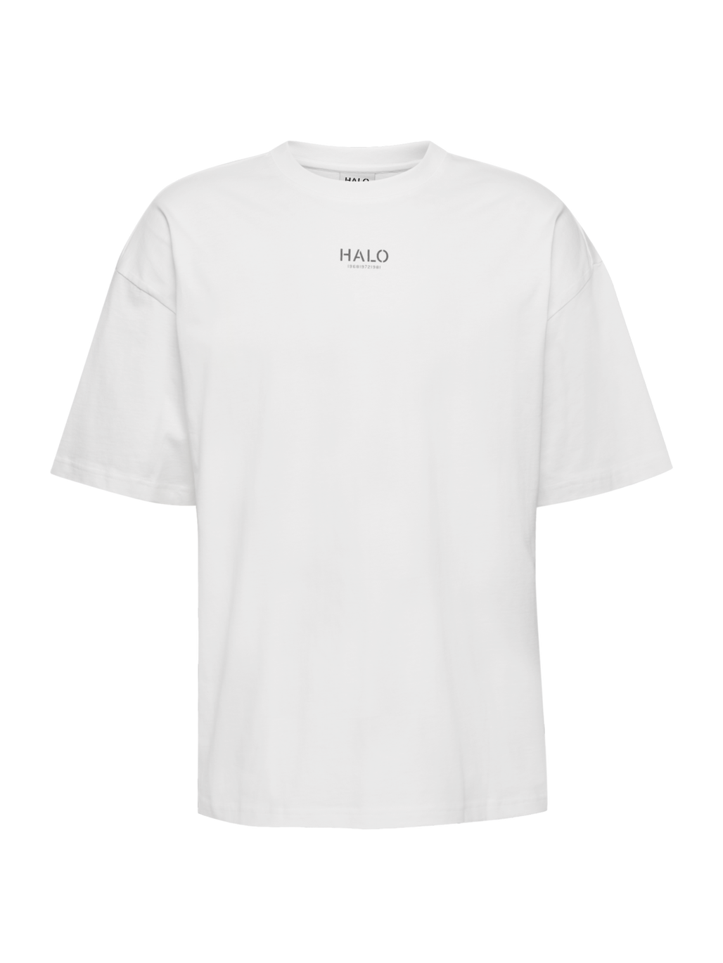 HALO GRAPHIC BOXY T-SHIRT, MARSHMALLOW/DEEP WELL, packshot