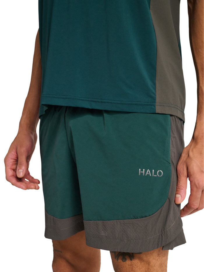 HALO DIVISION SHORTS, SEA MOSS, model