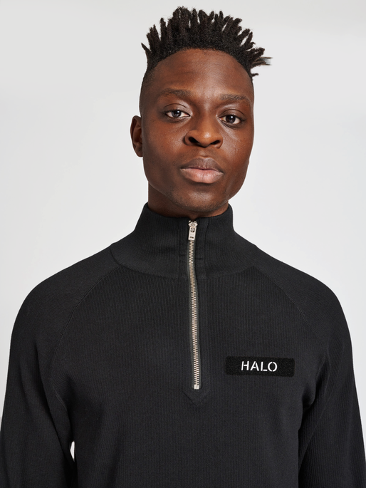 Half zip top knit