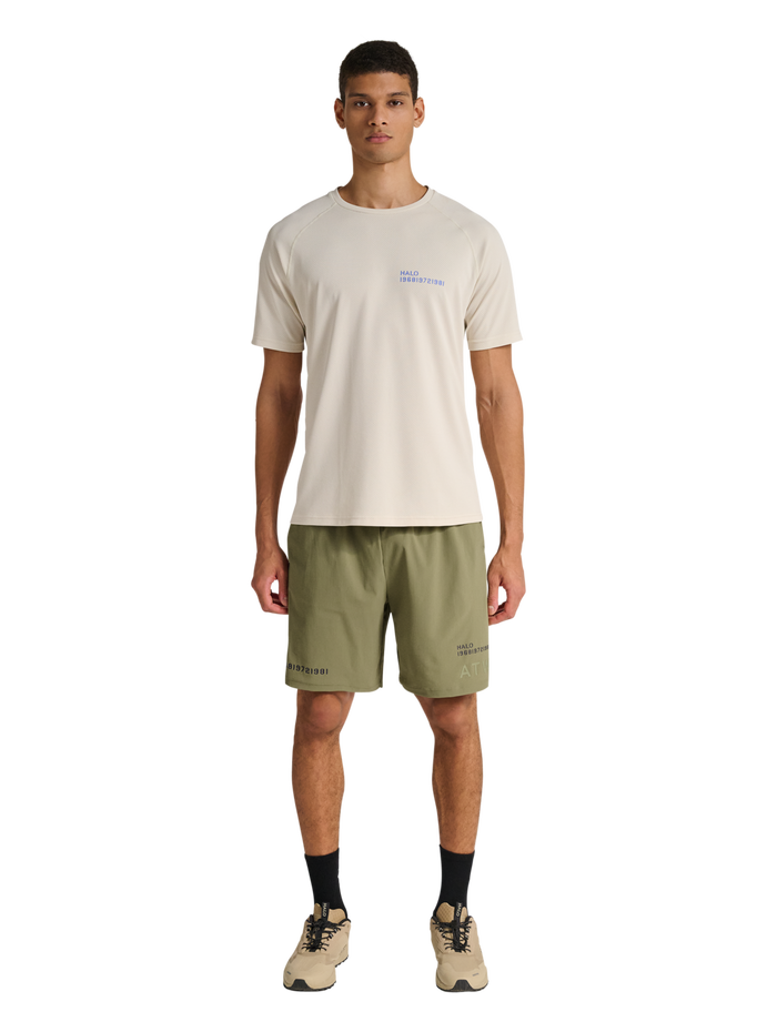 HALO AIR SHORTS, MERMAID, model