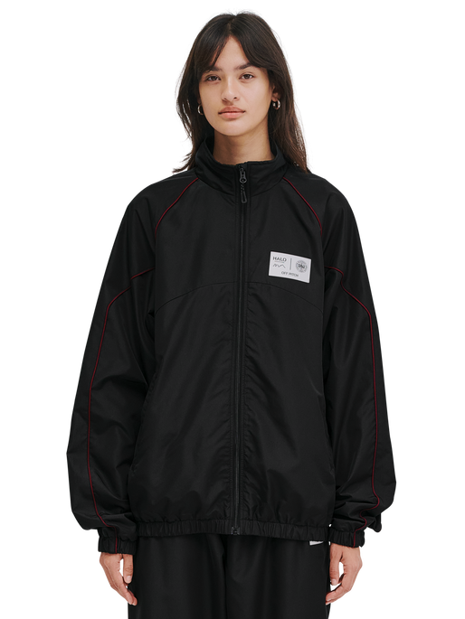 HALO HALO DBU TRACKSUIT JACKET BLACK newlinehalo