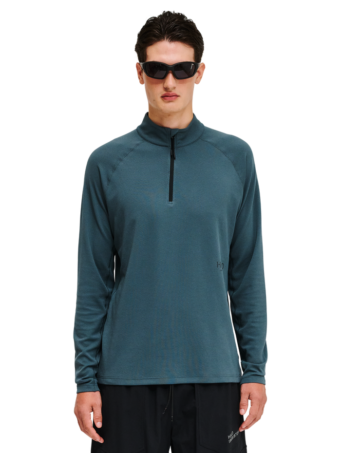 HALO SORONA HALF ZIP, DARK SLATE, model