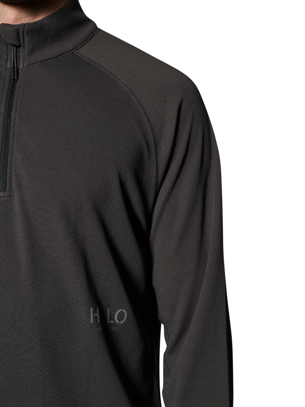 HALO SORONA HALF ZIP, RAVEN, model