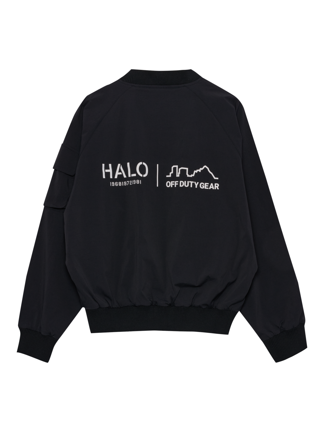 HALO BOMBER, BLACK, packshot