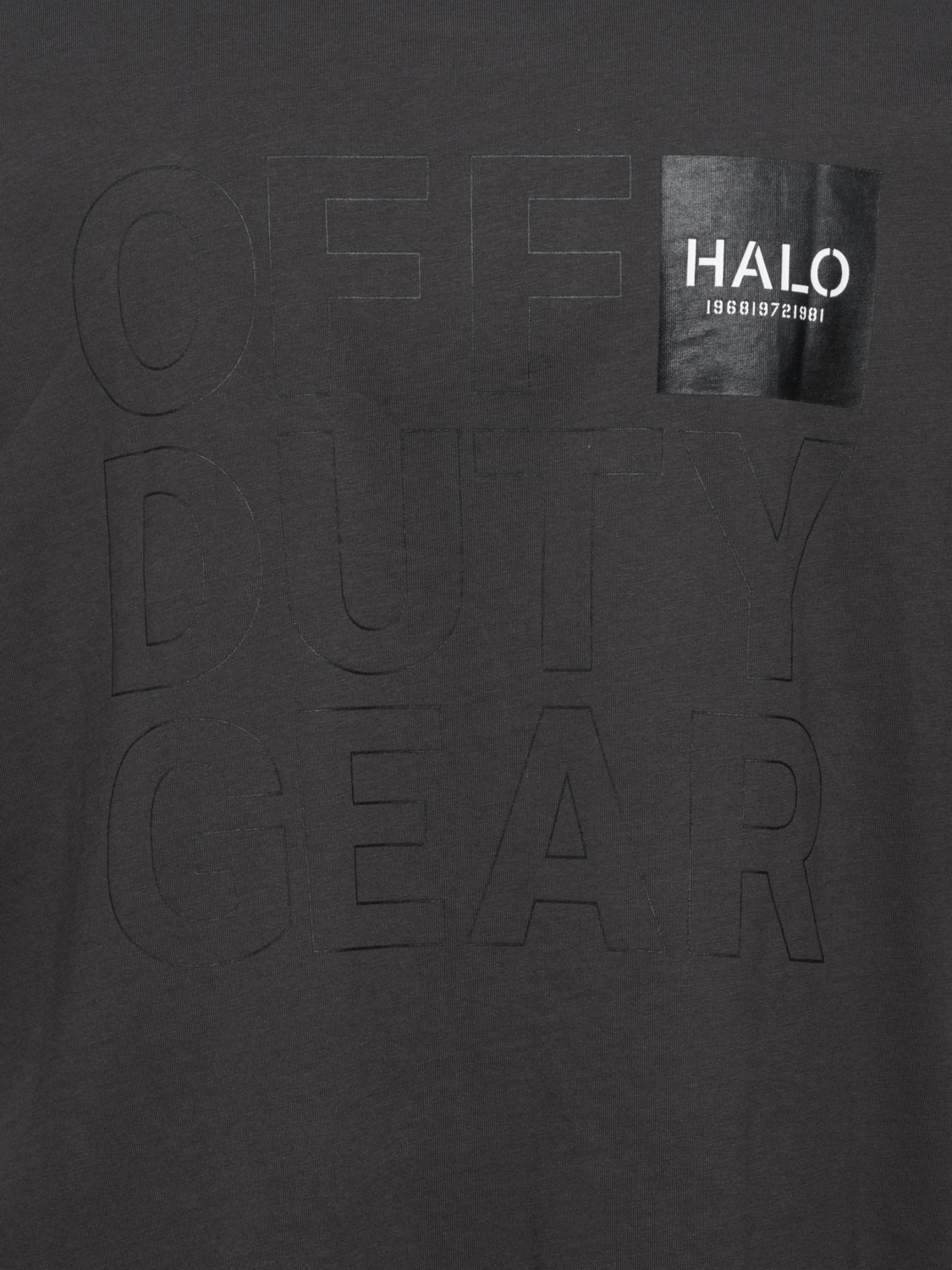 HALO GRAPHIC BOXY T-SHIRT, RAVEN, packshot