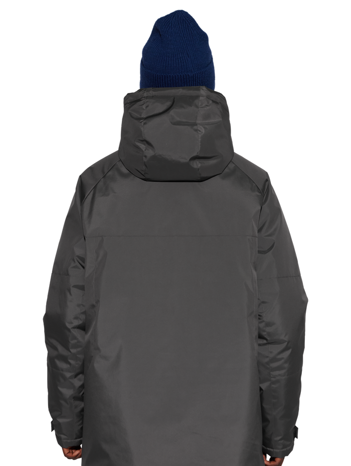 HALO SHIELD THERMOLITE PARKA, RAVEN, model