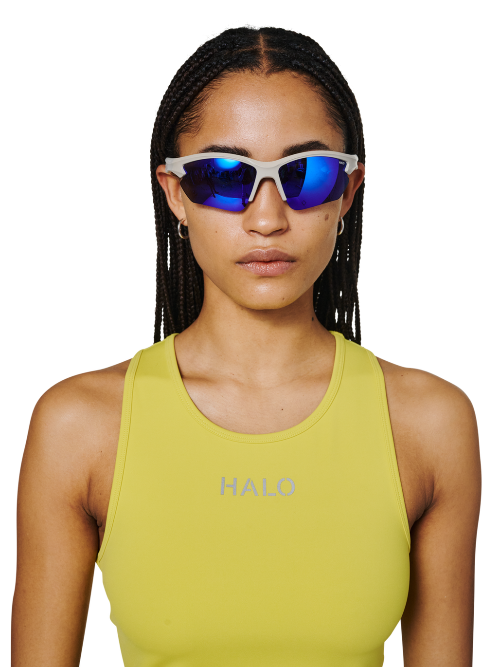 HALO X MESSY WEEKEND SUNGLASS NO 1, !BLUE HEAVEN, model