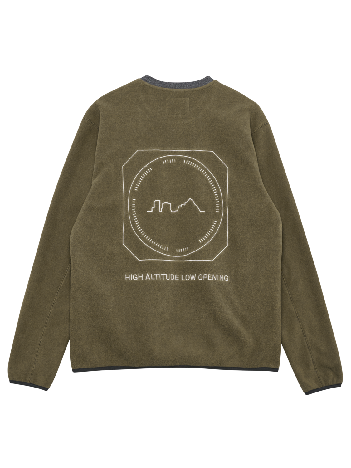 HALO ALTIMETER FLEECE CREW, CAPERS, packshot