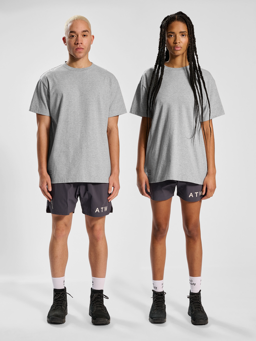 Grey melange discount t shirt