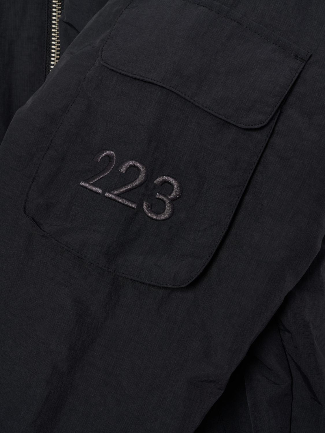 HALO CORDURA BOMBER, BLACK, packshot