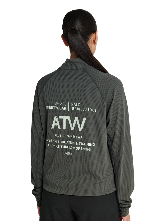 HALO SORONA HALF ZIP, GUNMETAL, model