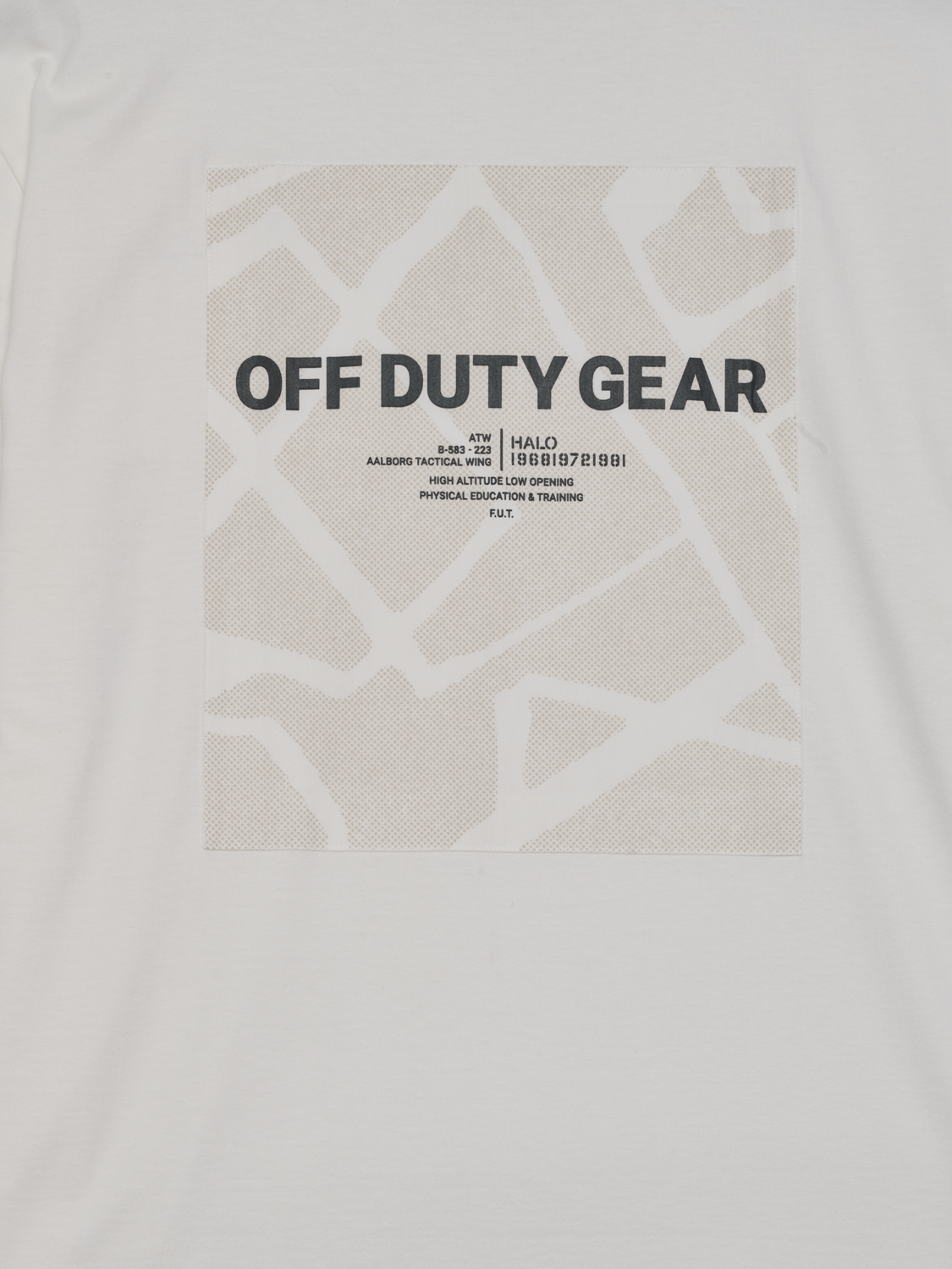 HALO PATCH GRAPHIC T-SHIRT, MARSHMALLOW, packshot