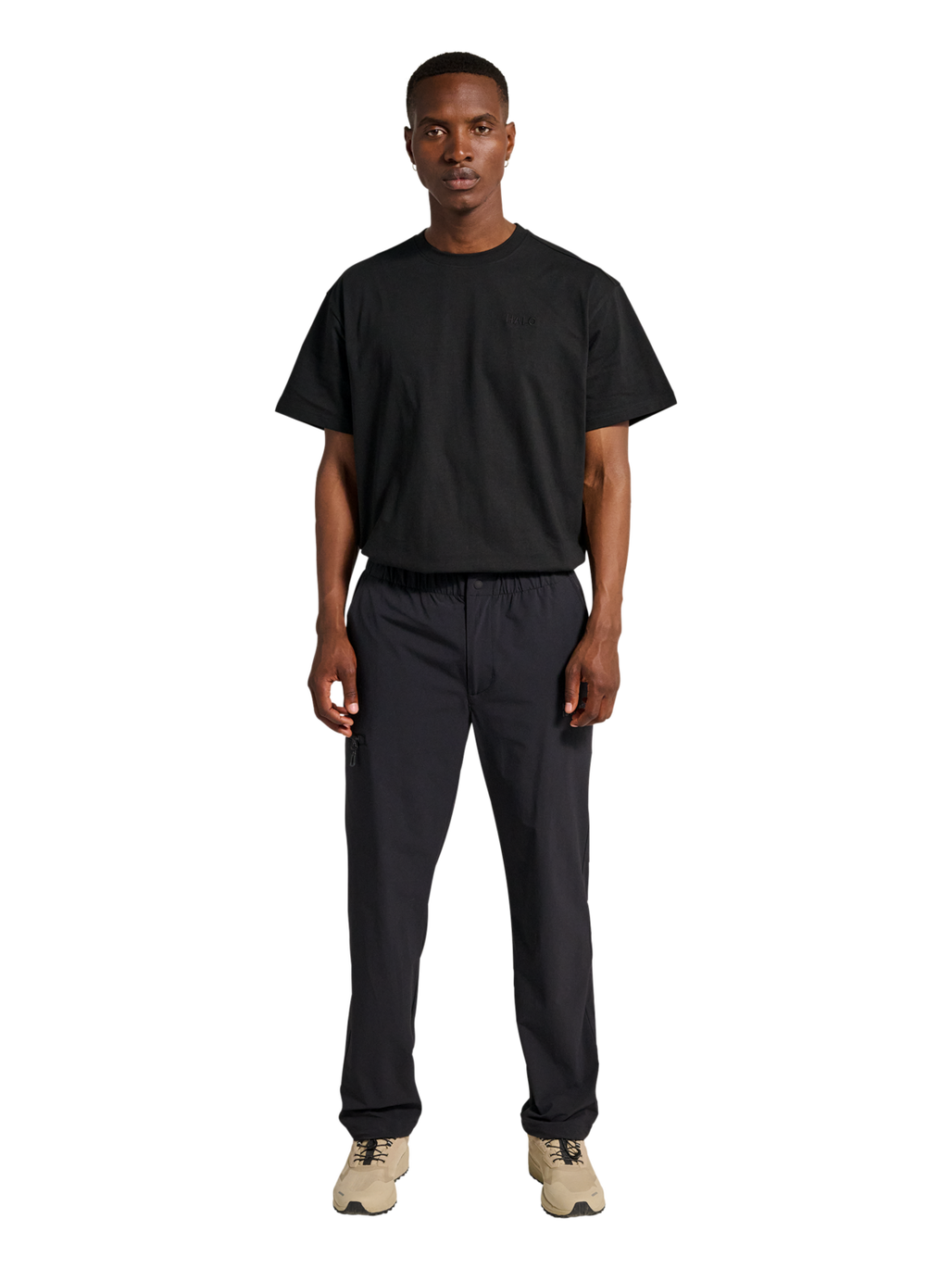 HALO TACTICAL PANTS, BLACK, model