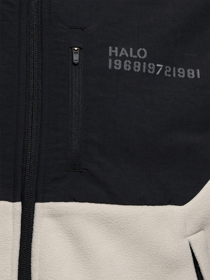 HALO BLOCKED FLEECE VEST, SILVER LINING HALO BLOCKED FLEECE VEST, SILVER LINING, packshot