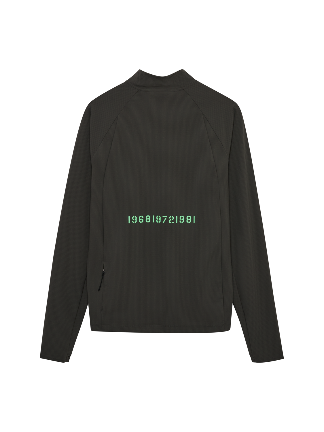 HALO AIR HALF ZIP SHIRT, RAVEN, packshot