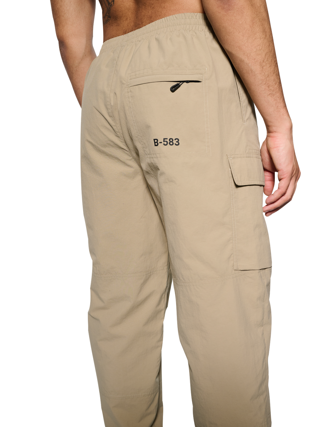 HALO RANGER PANTS, CHINCHILLA, model