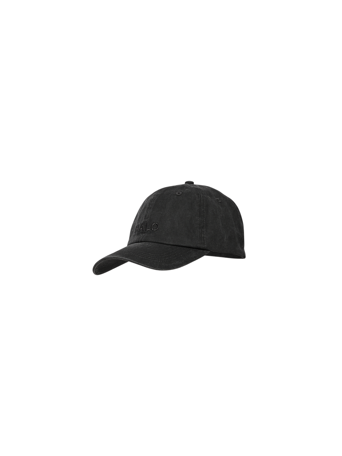 HALO WASHED CANVAS CAP, RAVEN, packshot