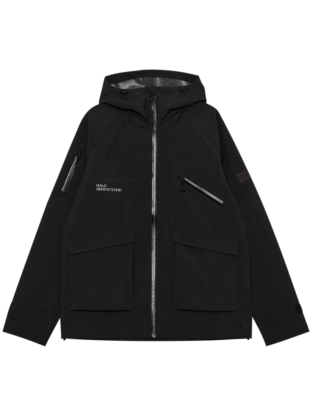 HALO GHOST SHELL JACKET, BLACK, packshot