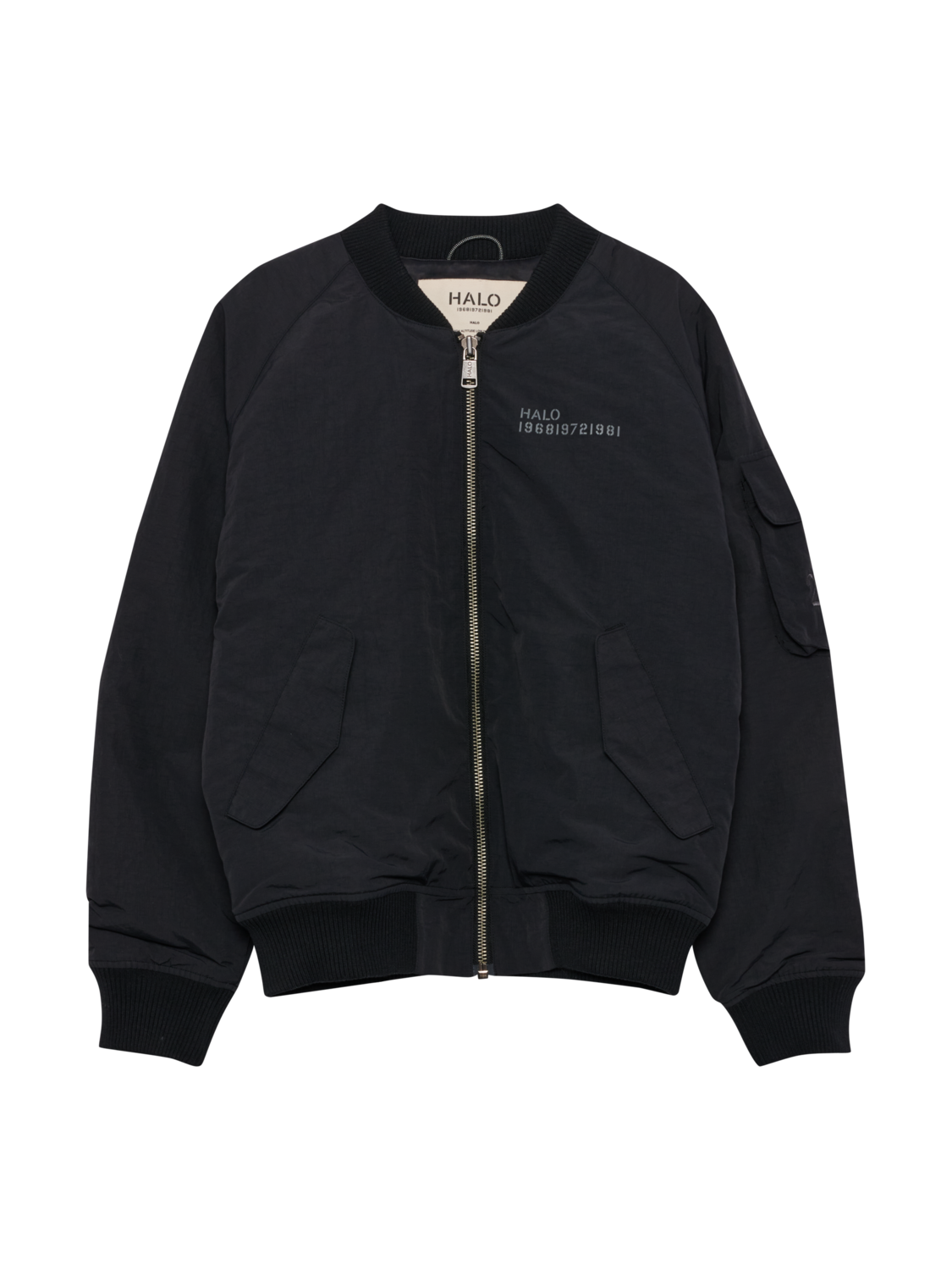 HALO CORDURA BOMBER, BLACK, packshot