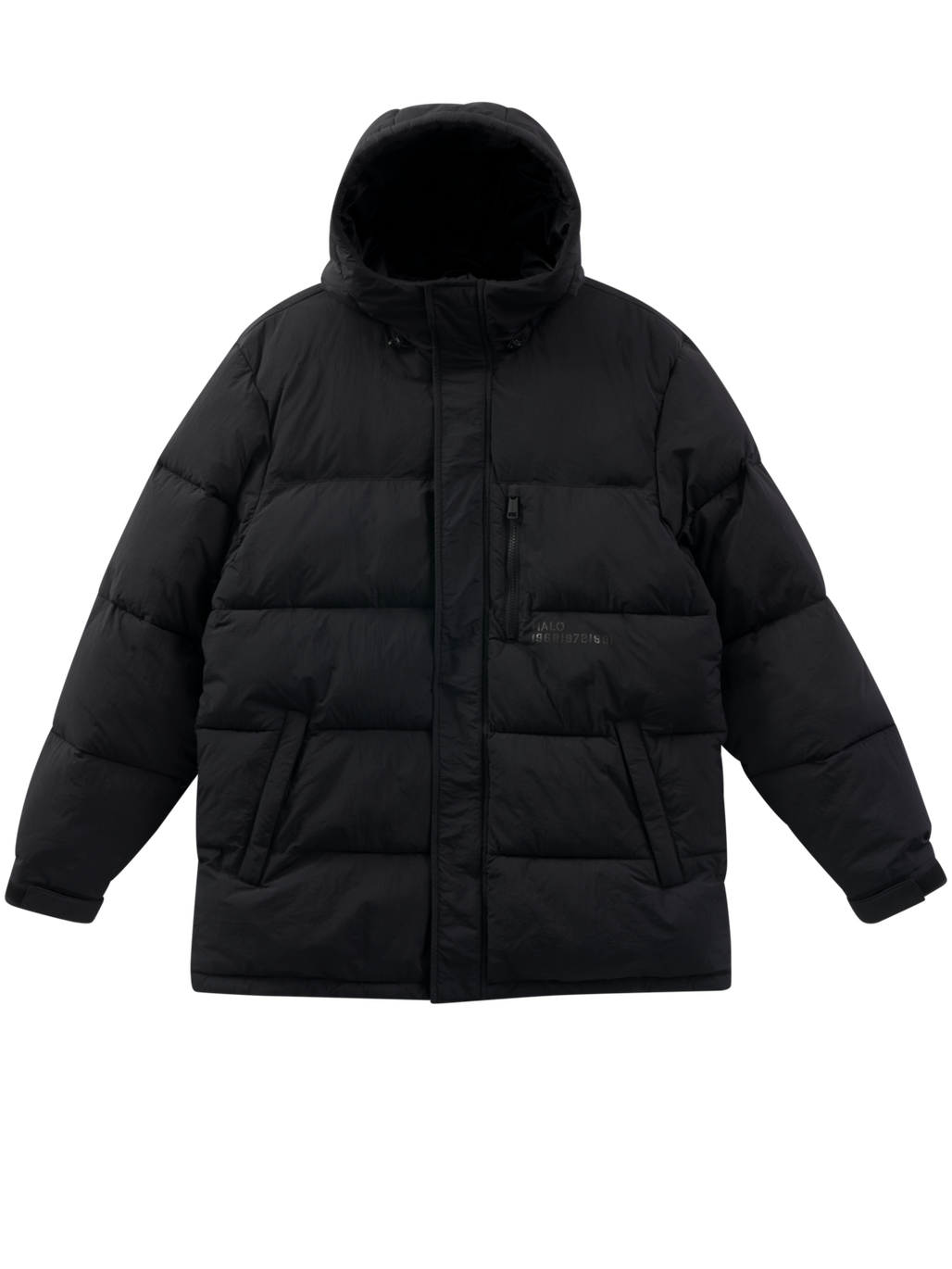 HALO MOUNTAIN DOWN JACKET, BLACK, packshot