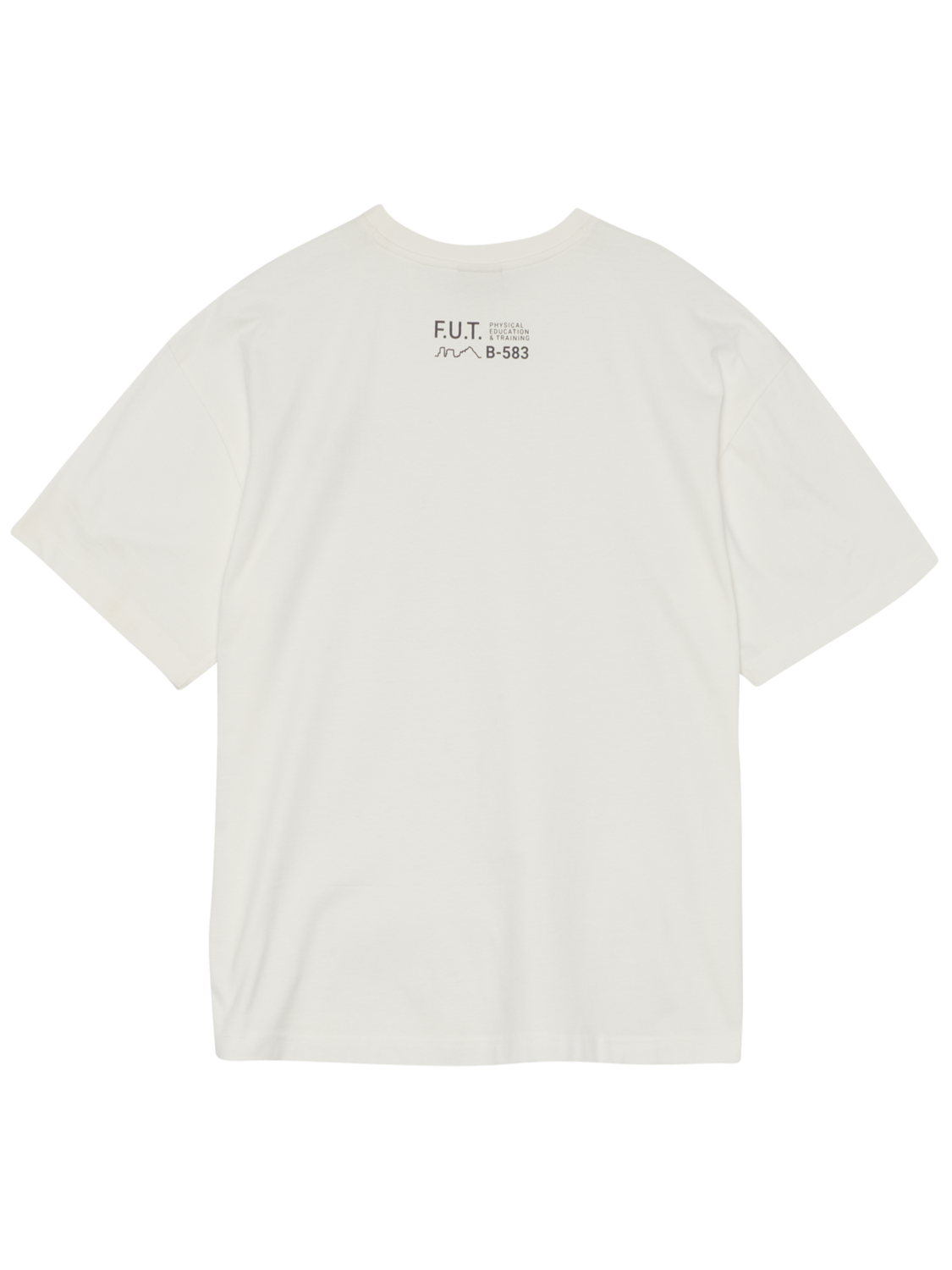 HALO GRAPHIC BOXY T-SHIRT, MARSHMALLOW/DEEP WELL, packshot