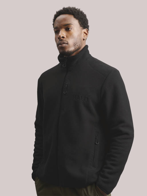 Black teddy deals fleece jacket