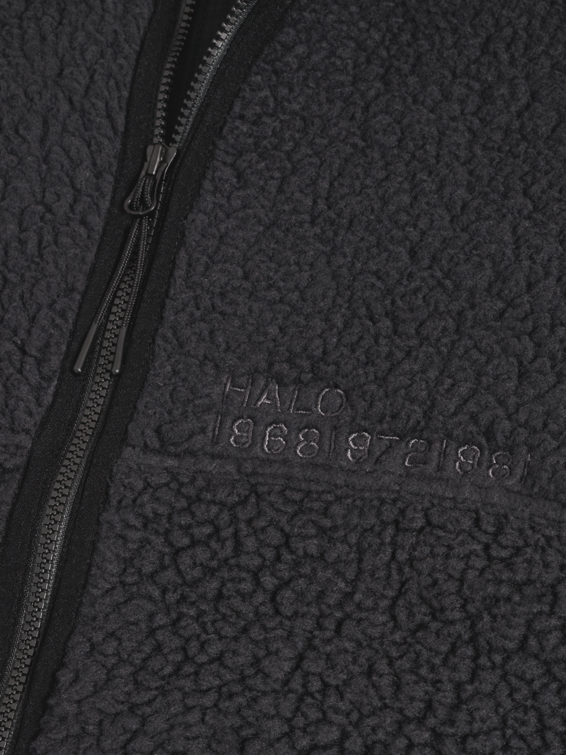 HALO MOVE POLARTEC FLEECE JACKET, RAVEN, packshot