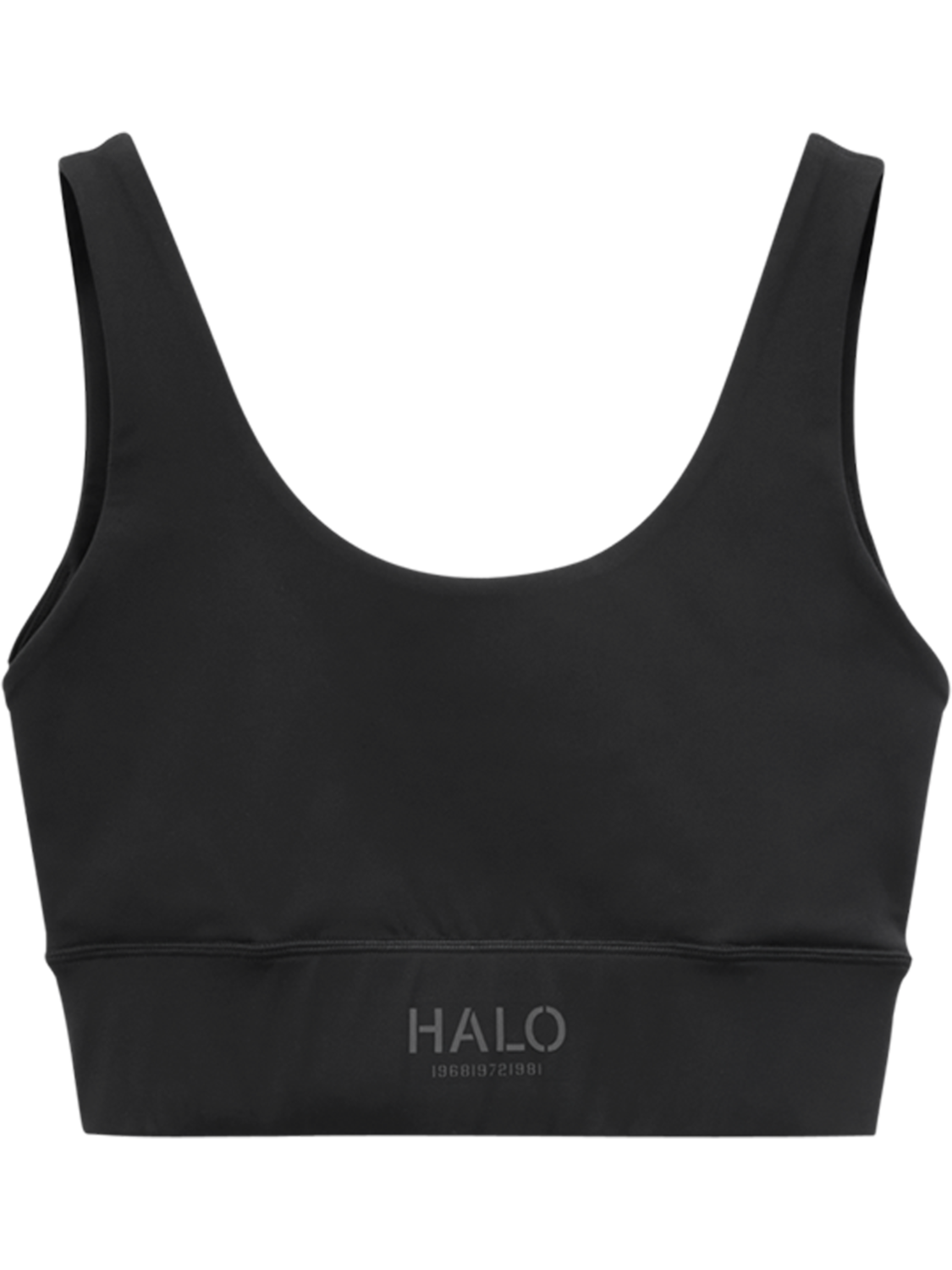 HALO WOMEN TRAINING BRA, BLACK, packshot