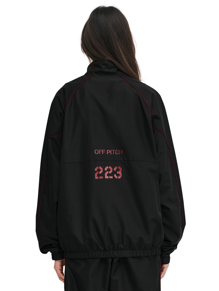 HALO DBU TRACKSUIT  JACKET, BLACK, model