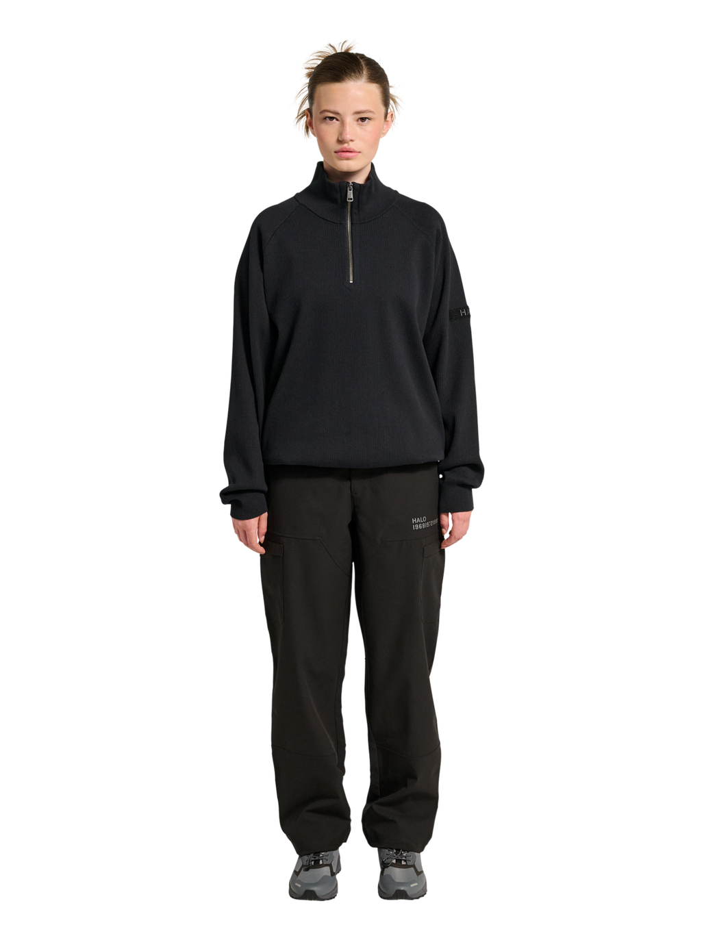 HALO INFANTRY HALF ZIP, BLACK, model