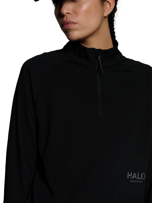 HALO SORONA HALF ZIP, BLACK, model