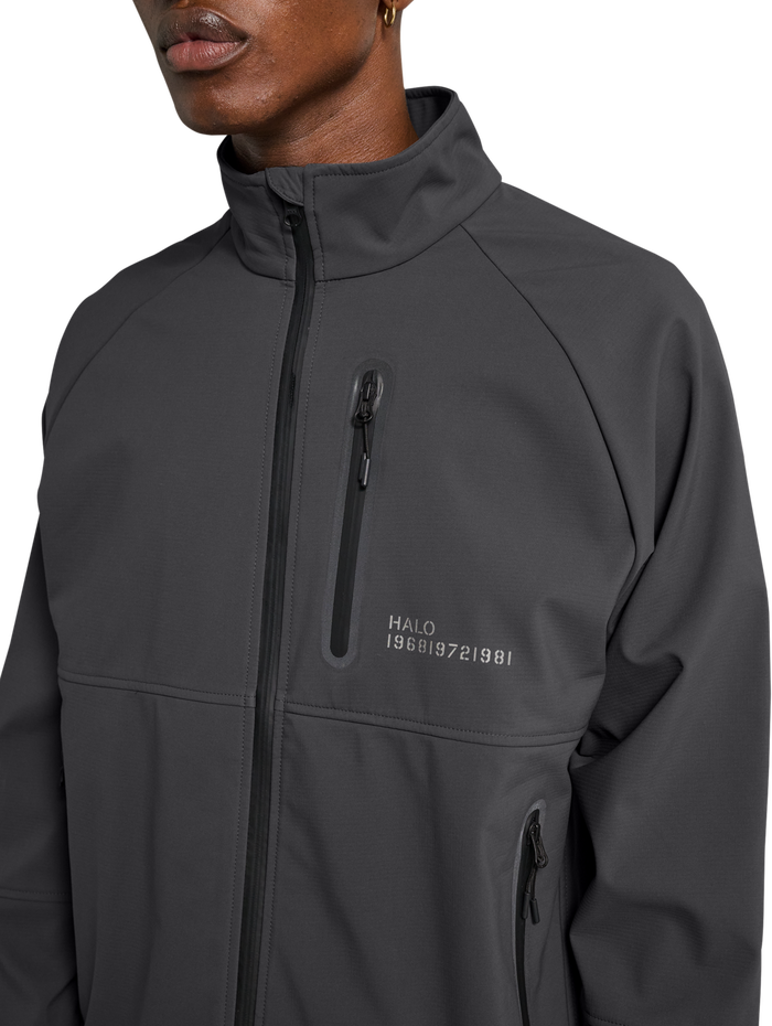 HALO ELITE SOFTSHELL JACKET, ASPHALT, model