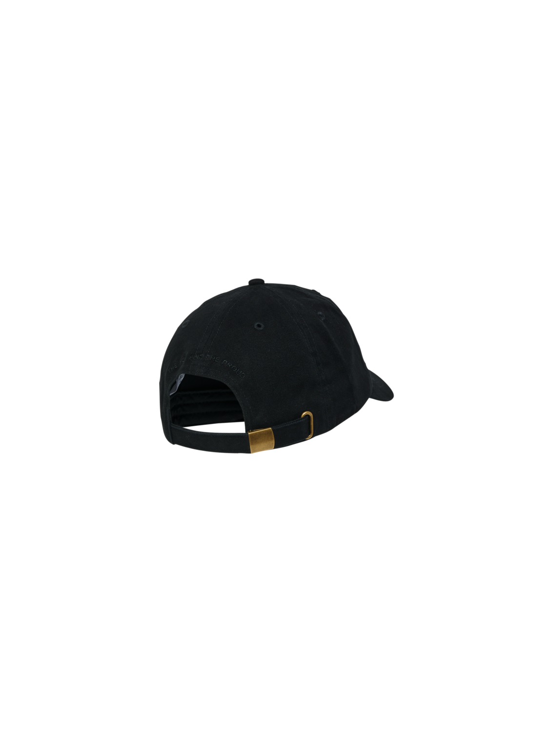 HALO COTTON CAP, BLACK, packshot