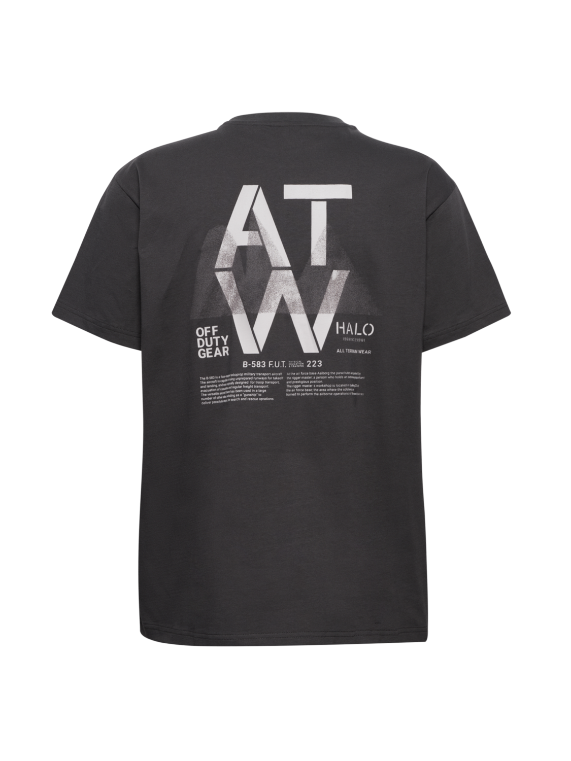 HALO GRAPHIC T-SHIRT 04, RAVEN, packshot