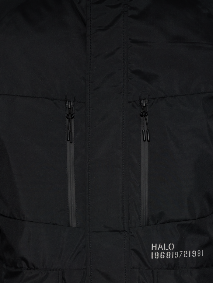 HALO SHIELD THERMOLITE PARKA, BLACK, model