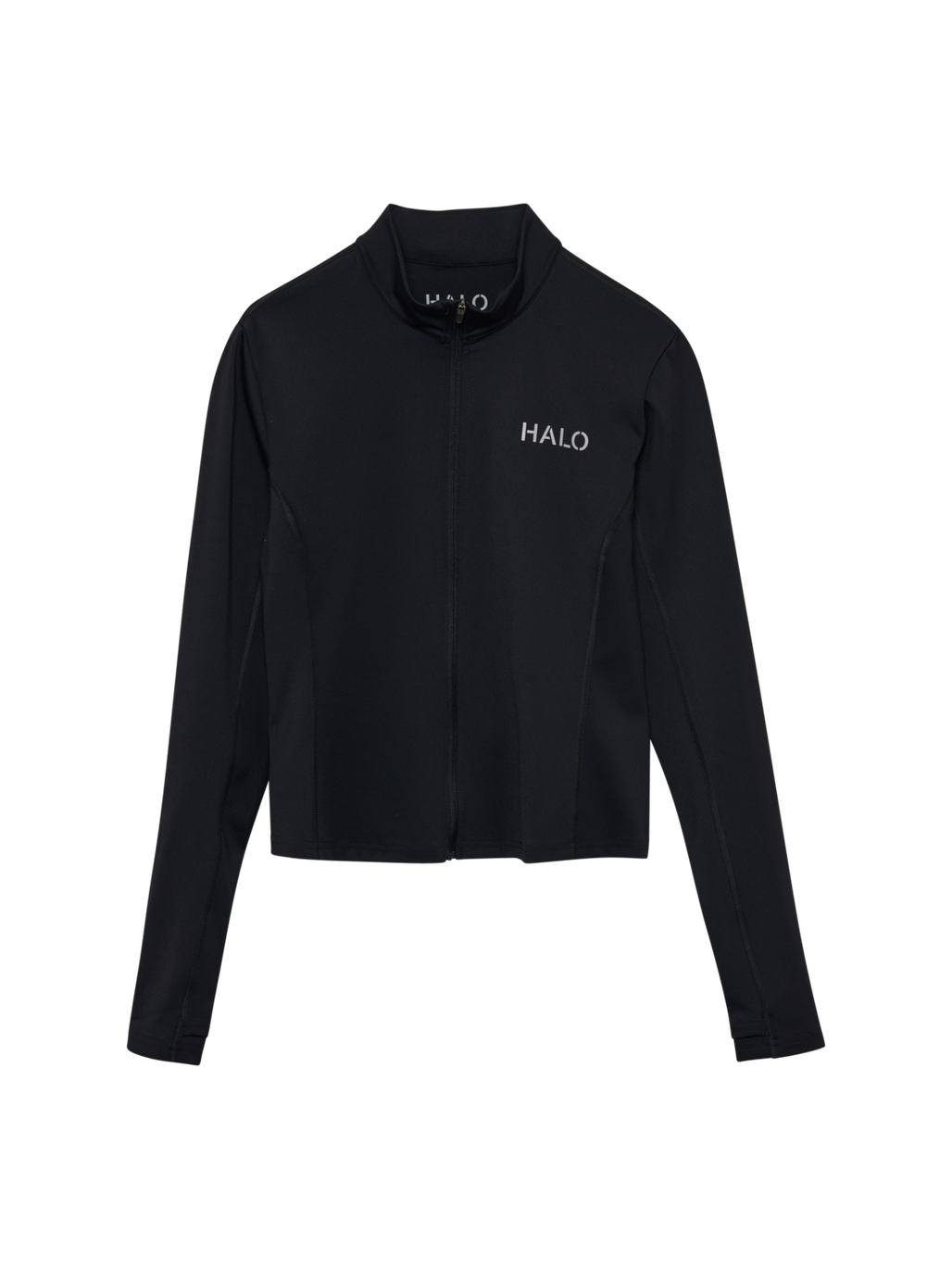 HALO WOMEN FULL ZIP 2.0, BLACK, packshot