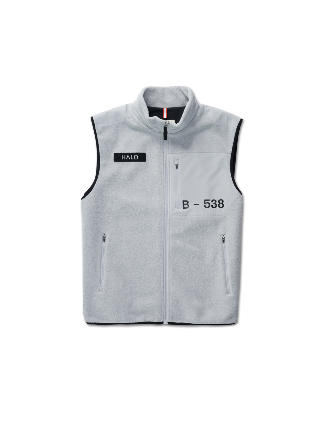HALO TEDDY FLEECE VEST, HARBOR MIST, packshot