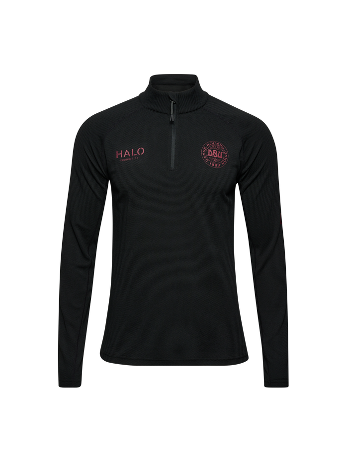 HALO DBU SORONA HALF ZIP, BLACK HALO DBU SORONA HALF ZIP, BLACK, packshot