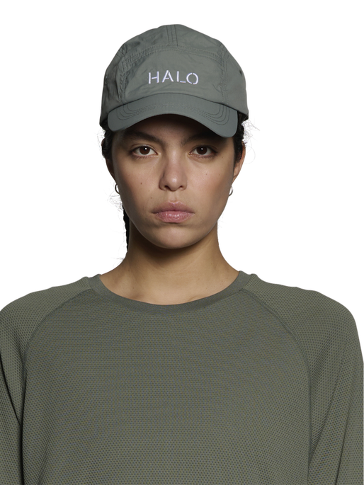 HALO NYLON CAP, AGAVE GREEN, model