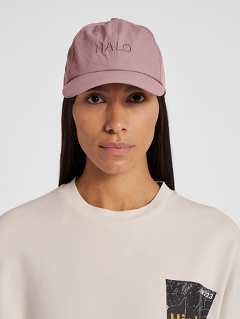HALO RIBSTOP CAP, TWILIGHT MAUVE, model