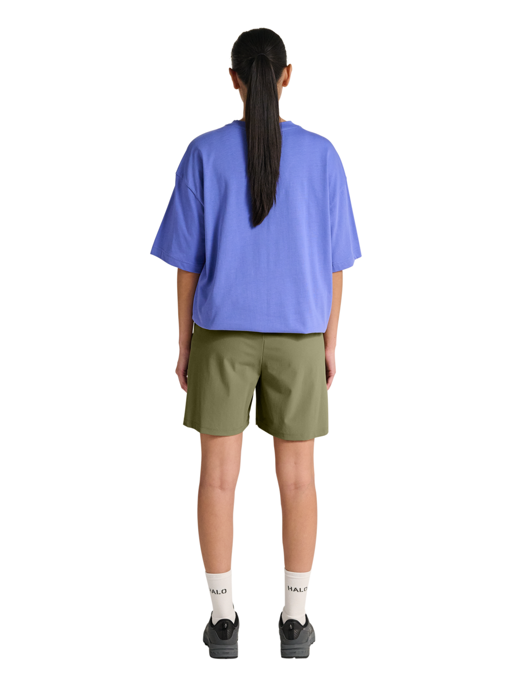 HALO AIR SHORTS, MERMAID, model