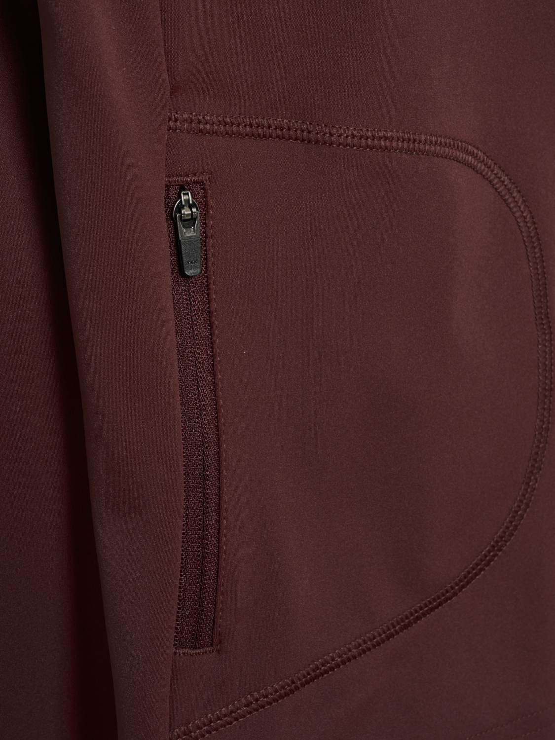 HALO WOMEN FULL ZIP 2.0, BITTER CHOCOLATE, packshot