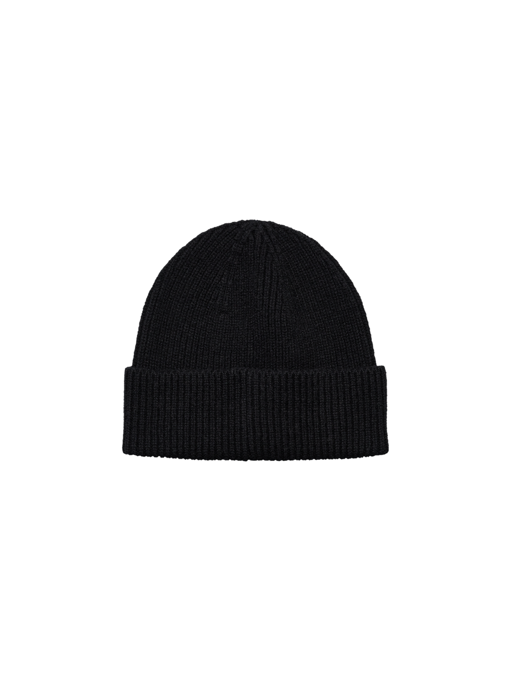 HALO  WOOL RIB BEANIE, BLACK, packshot