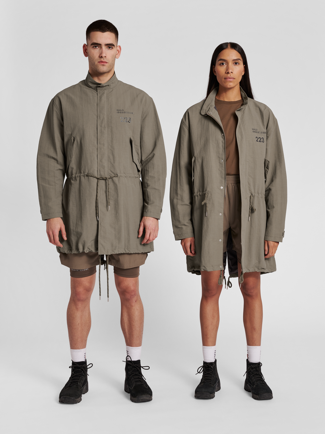 HALO HALO MILITARY PARKA - MOREL 