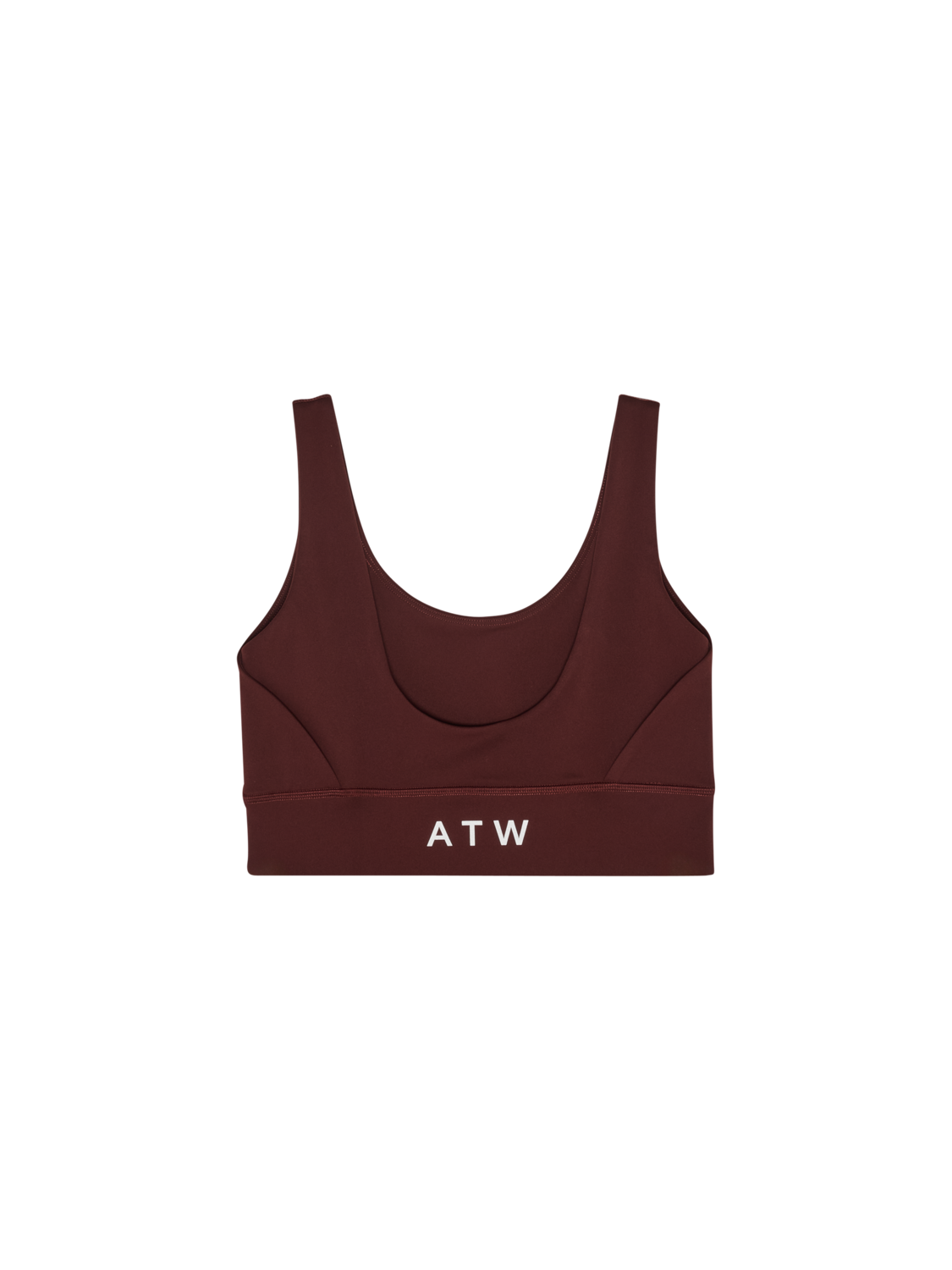 HALO WOMEN TRAINING BRA, BITTER CHOCOLATE, packshot