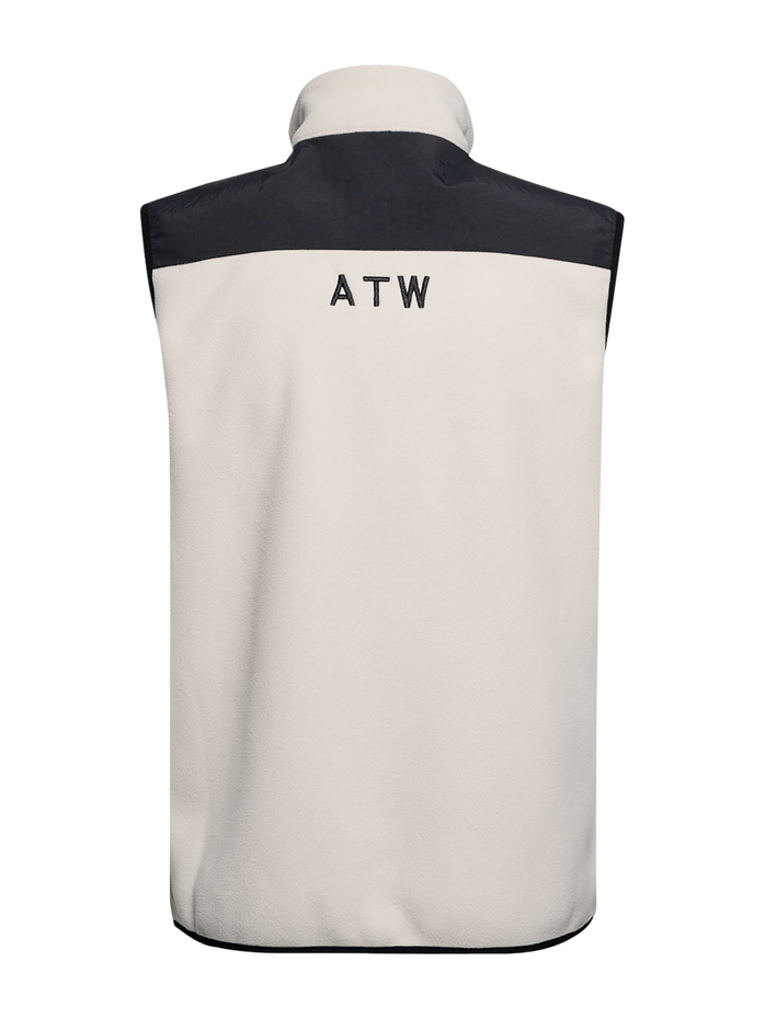 HALO BLOCKED FLEECE VEST, SILVER LINING HALO BLOCKED FLEECE VEST, SILVER LINING, packshot