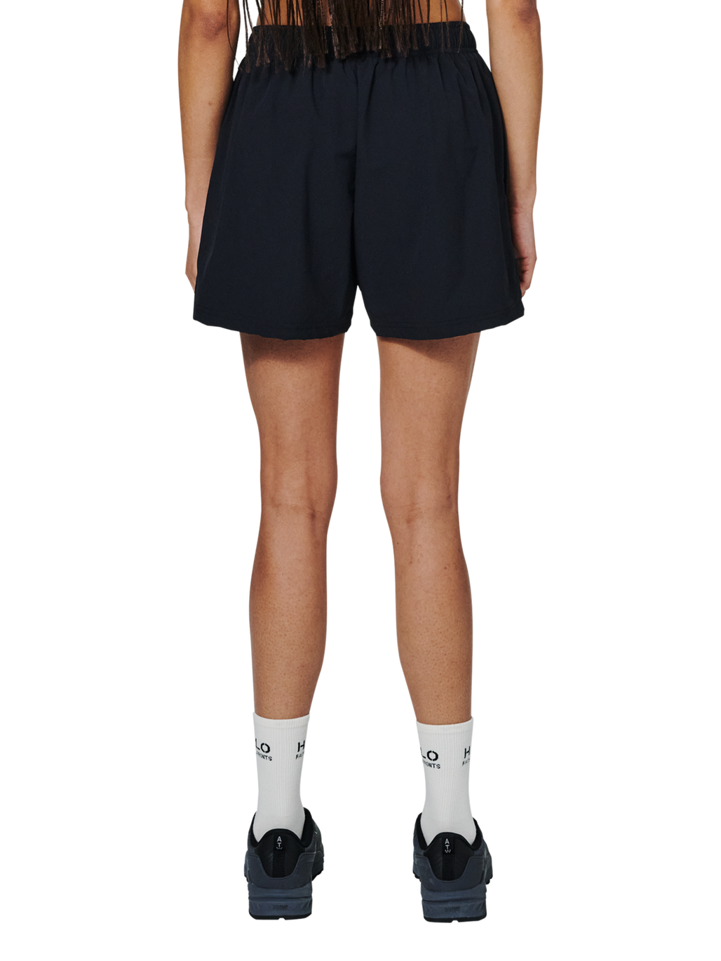 HALO SHORTS, BLACK, model